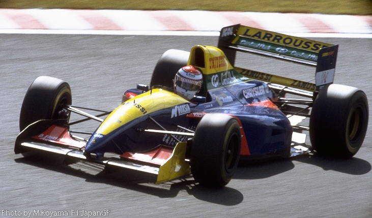 1993 F1 Japan GP　　Larrousse Lamborghini Toshio Suzuki Hairpin Curve