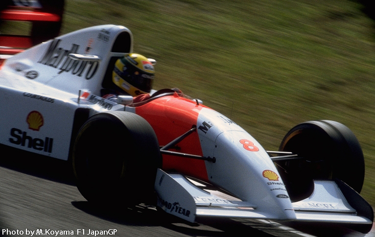 1993 F1 Japan GP　　Marlboro McLaren Ford  Ayrton Senna Hairpin Curve