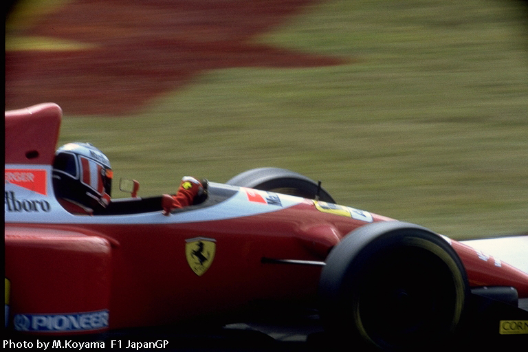 1993 F1 Japan GP　　Ferrari Gerhard Berger Hairpin Curve