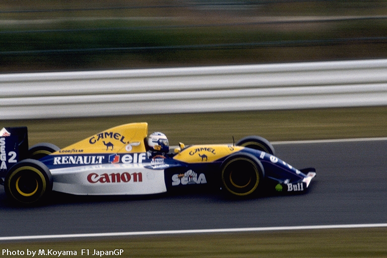 1993 F1 Japan GP　　Williams Renault Alain Prost Degner Curve