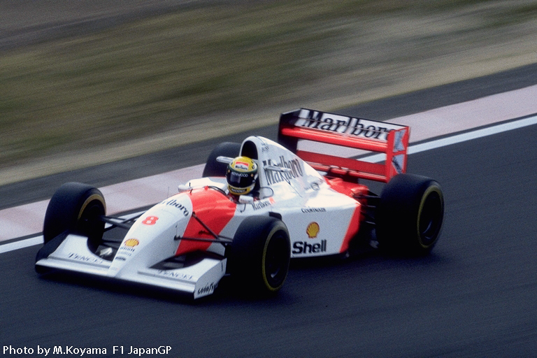 1993 F1 Japan GP　　Marlboro McLaren Ford Ayrton Senna 130R