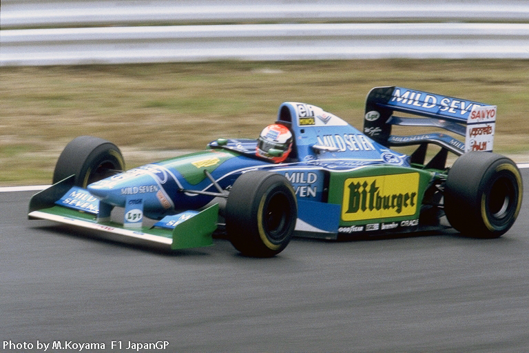 1994 F1 Japan GP　　Mild Seven Benetton Ford Jos Verstappen Hairpin Curve