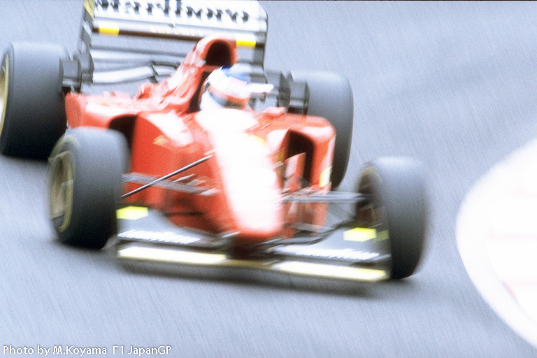 1994 F1 Japan GP　　Scuderia Ferrari Jean Alesi Hairpin Curve