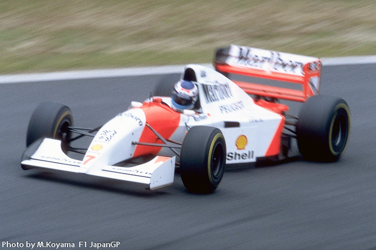 1994 F1 Japan GP　　Marlboro McLaren Peugeot Mika Hakkinen Hairpin Curve