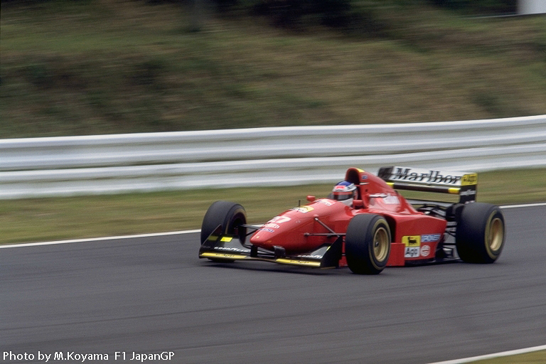 1994 F1 Japan GP　　Scuderia Ferrari Jean Alesi  Hairpin Curve