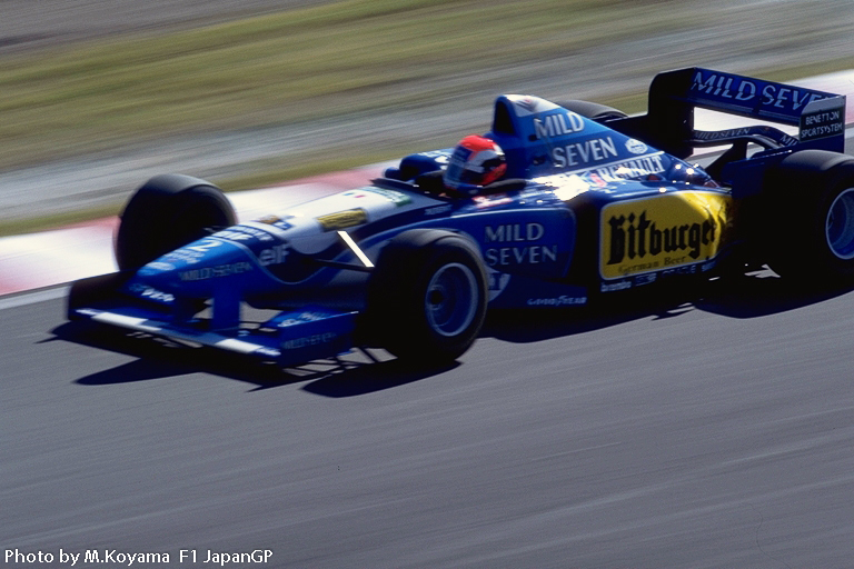 1995 F1 Japan GP　　Mild Seven Benetton Renault Johnny Herbert 130R