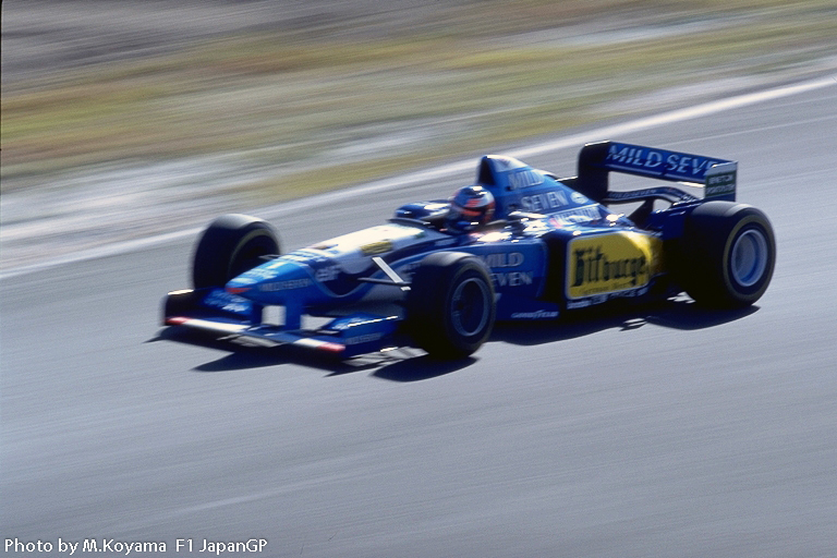 1995 F1 Japan GP　　Mild Seven Benetton Renault Michael Schumacher 130R