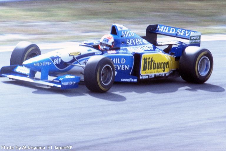 1995 F1 Japan GP　　Mild Seven Benetton Renault Johnny Herbert 130R