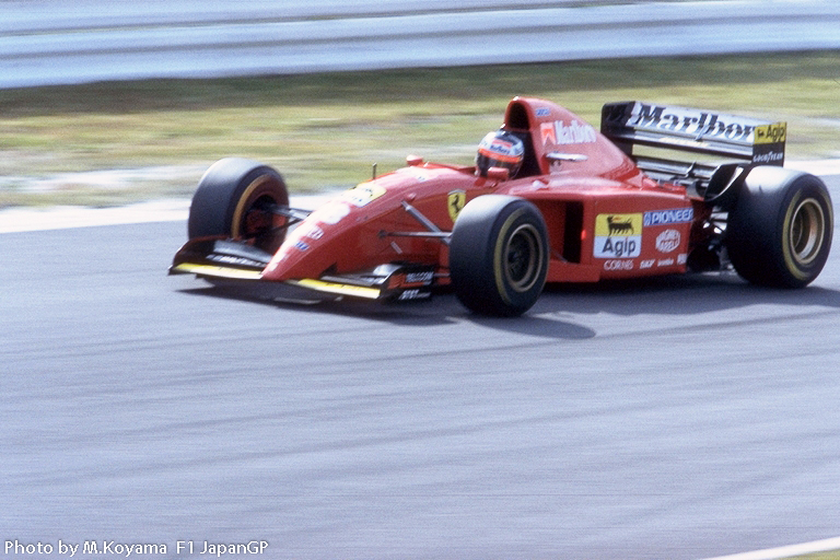 1995 F1 Japan GP　　Scuderia Ferrari Gerhard Berger Hairpin Curve