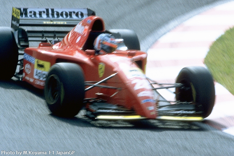 1995 F1 Japan GP　　Scuderia Ferrari Gerhard Berger Hairpin Curve