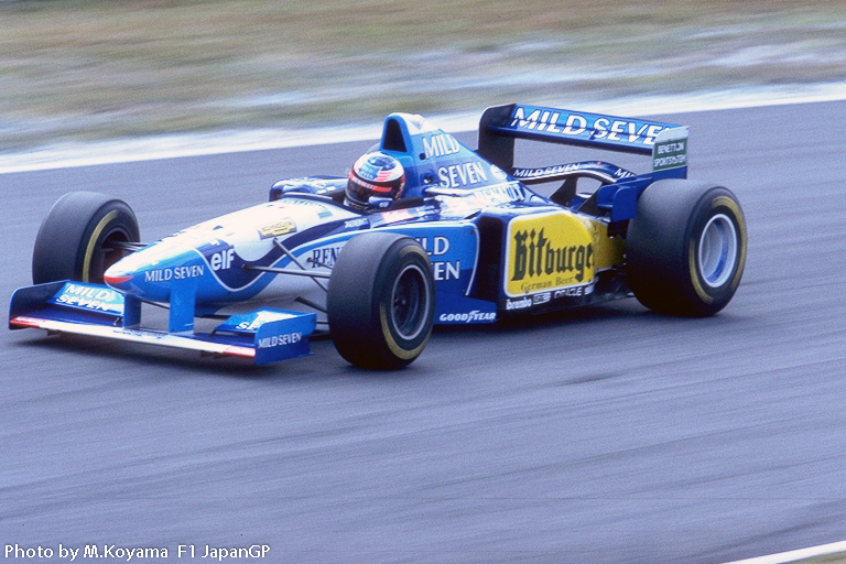 1995 F1 Japan GP　　Mild Seven Benetton Renault Michael Schumacher 130R