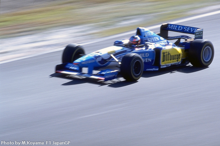 1995 F1 Japan GP　　Mild Seven Benetton Renault Michael Schumacher 130R